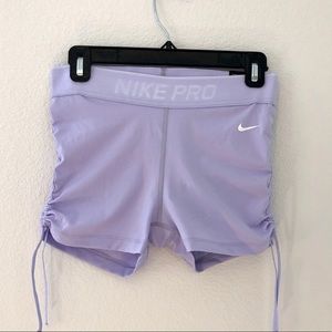 NikePro Dri-Fit Lavender Shorts